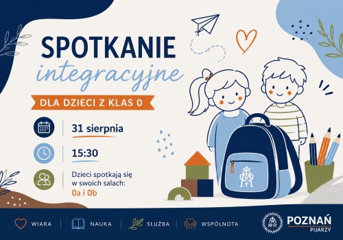 Spotkanie integracyjne dla dzieci z klas 0